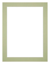 Passe Partout 30x40cm Carton Vert Menthe Bord 3cm Droit De Face | Yourdecoration.fr