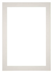 Passe Partout 30x42cm Carton Gris Clair Bord 5cm Droit De Face | Yourdecoration.fr