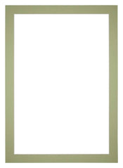 Passe Partout 30x42cm Carton Vert Menthe Bord 4cm Droit De Face | Yourdecoration.fr