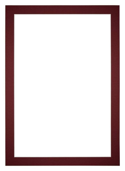 Passe Partout 30x42cm Carton Vin Rouge Bord 4cm Droit De Face | Yourdecoration.fr