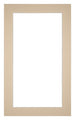 Passe Partout 30x50cm Carton Beige Bord 4cm Droit De Face | Yourdecoration.fr