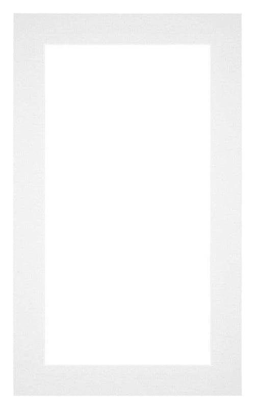 Passe Partout 30x50cm Carton Blanc Bord 4cm Droit De Face | Yourdecoration.fr
