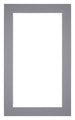 Passe Partout 30x50cm Carton Gris Bord 4cm Droit De Face | Yourdecoration.fr