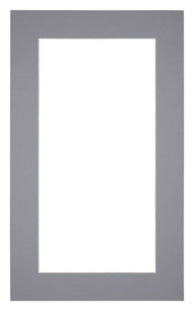 Passe Partout 30x50cm Carton Gris Bord 5cm Droit De Face | Yourdecoration.fr