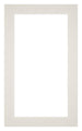 Passe Partout 30x50cm Carton Gris Clair Bord 4cm Droit De Face | Yourdecoration.fr