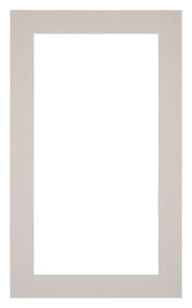 Passe Partout 30x50cm Carton Gris Graniet Bord 4cm Droit De Face | Yourdecoration.fr