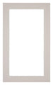Passe Partout 30x50cm Carton Gris Graniet Bord 4cm Droit De Face | Yourdecoration.fr