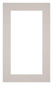 Passe Partout 30x50cm Carton Gris Graniet Bord 5cm Droit De Face | Yourdecoration.fr