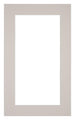 Passe Partout 30x50cm Carton Gris Graniet Bord 5cm Droit De Face | Yourdecoration.fr