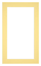 Passe Partout 30x50cm Carton Jaune Bord 4cm Droit De Face | Yourdecoration.fr