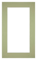 Passe Partout 30x50cm Carton Vert Menthe Bord 5cm Droit De Face | Yourdecoration.fr