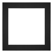 Passe Partout 35x35cm Carton Noir Bord 5cm Droit De Face | Yourdecoration.fr