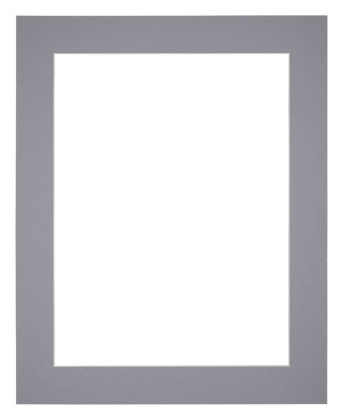 Passe Partout 35x45cm Carton Gris Bord 5cm Droit De Face | Yourdecoration.fr