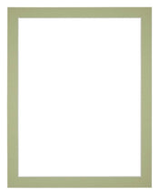 Passe Partout 35x45cm Carton Vert Menthe Bord 3cm Droit De Face | Yourdecoration.fr