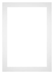 Passe Partout 35x50cm Carton Blanc Bord 5cm Droit De Face | Yourdecoration.fr