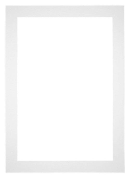 Passe Partout 35x50cm Carton Blanc Bord 5cm Droit De Face | Yourdecoration.fr