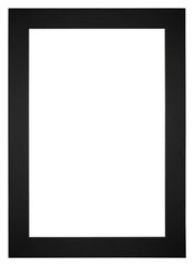 Passe Partout 35x50cm Carton Noir Bord 6cm Droit De Face | Yourdecoration.fr