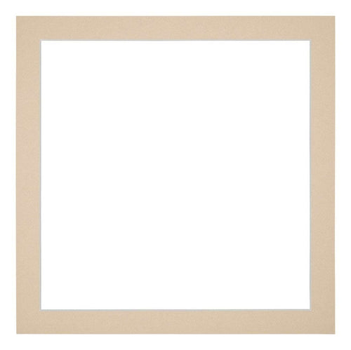 Passe Partout 40x40cm Carton Beige Bord 3cm Droit De Face | Yourdecoration.fr