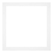 Passe Partout 40x40cm Carton Blanc Bord 3cm Droit De Face | Yourdecoration.fr