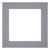Passe Partout 40x40cm Carton Gris Bord 6cm Droit De Face | Yourdecoration.fr