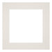 Passe Partout 40x40cm Carton Gris Clair Bord 6cm Droit De Face | Yourdecoration.fr