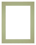 Passe Partout 40x55cm Carton Vert Menthe Bord 5cm Droit De Face | Yourdecoration.fr