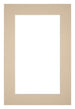 Passe Partout 40x60cm Carton Beige Bord 5cm Droit De Face | Yourdecoration.fr