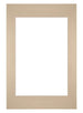 Passe Partout 40x60cm Carton Beige Bord Droit De Face | Yourdecoration.fr