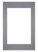 Passe Partout 40x60cm Carton Gris Bord Droit De Face | Yourdecoration.fr