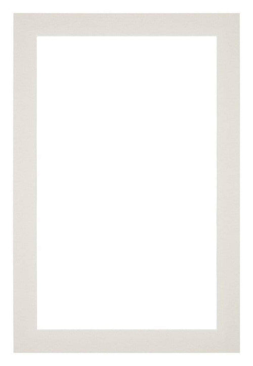 Passe Partout 40x60cm Carton Gris Clair Bord 3cm Droit De Face | Yourdecoration.fr