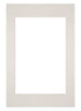 Passe Partout 40x60cm Carton Gris Clair Bord Droit De Face | Yourdecoration.fr
