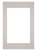 Passe Partout 40x60cm Carton Gris Graniet Bord Droit De Face | Yourdecoration.fr