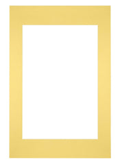 Passe Partout 40x60cm Carton Jaune Bord Droit De Face | Yourdecoration.fr