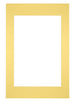 Passe Partout 40x60cm Carton Jaune Bord Droit De Face | Yourdecoration.fr