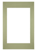 Passe Partout 40x60cm Carton Vert Menthe Bord Droit De Face | Yourdecoration.fr