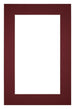Passe Partout 40x60cm Carton Vin Rouge Bord 5cm Droit De Face | Yourdecoration.fr