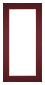 Passe Partout 40x70cm Carton Vin Rouge Bord 5cm Droit De Face | Yourdecoration.fr