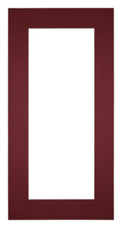 Passe Partout 40x70cm Carton Vin Rouge Bord 6cm Droit De Face | Yourdecoration.fr
