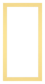 Passe Partout 40x80cm Carton Jaune Bord 3cm Droit De Face | Yourdecoration.fr