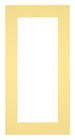Passe Partout 40x80cm Carton Jaune Bord 6cm Droit De Face | Yourdecoration.fr