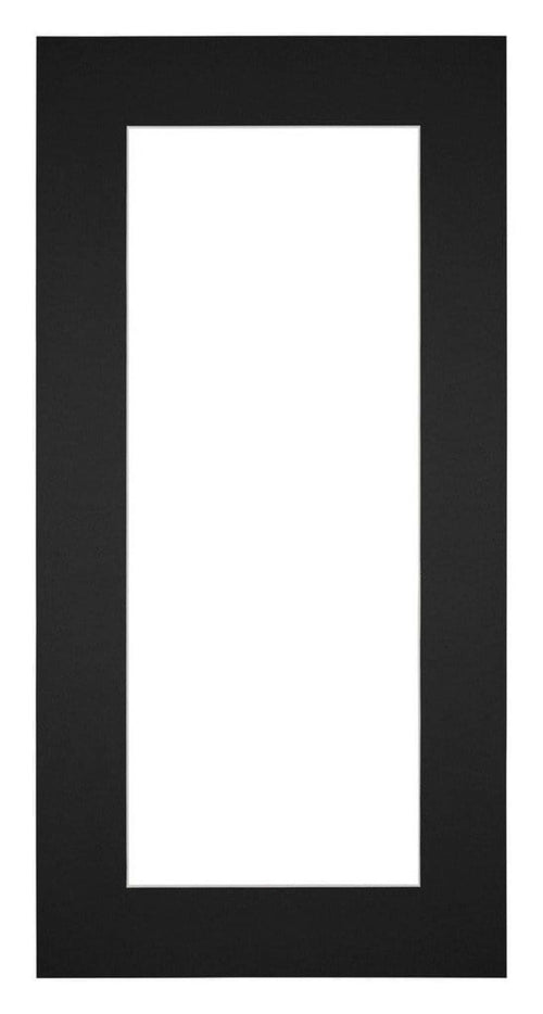 Passe Partout 40x80cm Carton Noir Bord 6cm Droit De Face | Yourdecoration.fr