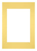 Passe Partout 42x59 4cm A2 A3 Carton Jaune Bord Droit De Face | Yourdecoration.fr