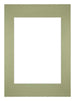 Passe Partout 42x59 4cm A2 A3 Carton Vert Menthe Bord Droit De Face | Yourdecoration.fr