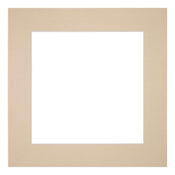 Passe Partout 45x45cm Carton Beige Bord 6cm Droit De Face | Yourdecoration.fr