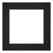 Passe Partout 45x45cm Carton Noir Bord 6cm Droit De Face | Yourdecoration.fr