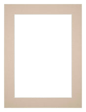 Passe Partout 45x60cm Carton Beige Bord 4cm Droit De Face | Yourdecoration.fr