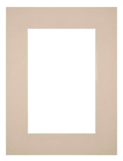 Passe Partout 45x60cm Carton Beige Bord 6cm Droit De Face | Yourdecoration.fr