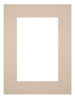 Passe Partout 45x60cm Carton Beige Bord 6cm Droit De Face | Yourdecoration.fr