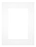 Passe Partout 45x60cm Carton Blanc Bord 6cm Droit De Face | Yourdecoration.fr