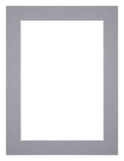 Passe Partout 45x60cm Carton Gris Bord 4cm Droit De Face | Yourdecoration.fr